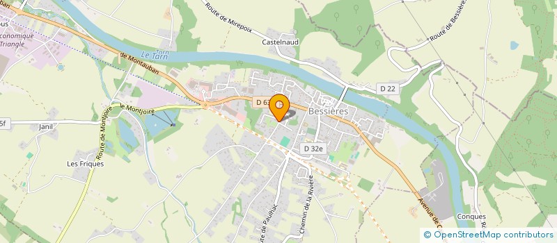 localisation de l'entreprise MONSIEUR ARNOLD LEFEVRE  BESSIERES