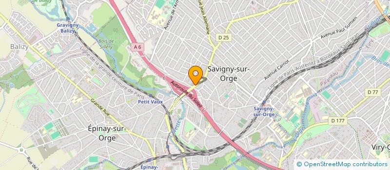 localisation de l'entreprise MONSIEUR ARNOLD MAKONDA DILUABANZA à SAVIGNY-SUR-ORGE