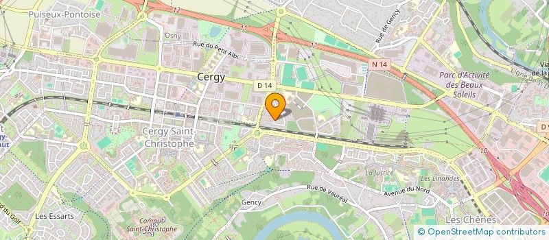 localisation de l'entreprise MONSIEUR ARNOLD MAVOKA MISIBU  CERGY