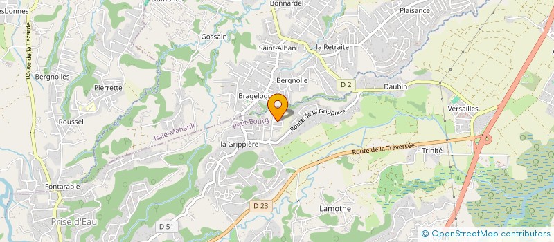 localisation de l'entreprise MONSIEUR ARNOLD MORERE  PETIT-BOURG