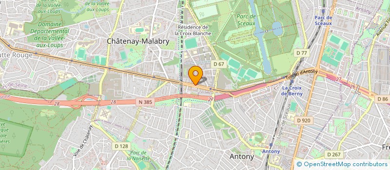 localisation de l'entreprise MONSIEUR ARNOLD MUBUANGA YATE  CHATENAY-MALABRY