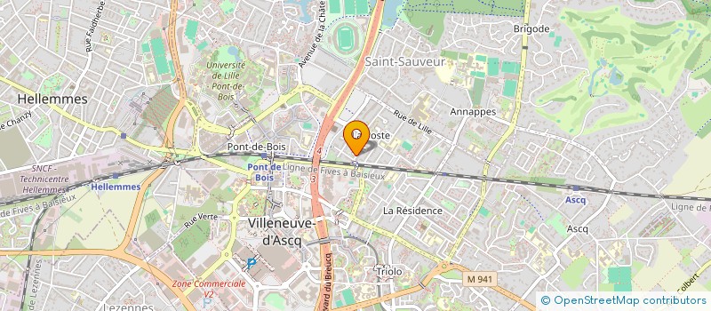 localisation de l'entreprise MONSIEUR ARNOLD NOUNKI NGUEMFOUO à VILLENEUVE-D'ASCQ