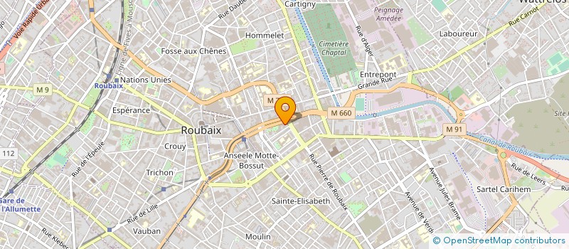 localisation de l'entreprise MONSIEUR ARNOLD SEYNAVE à ROUBAIX
