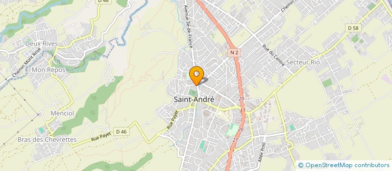 localisation de l'entreprise MONSIEUR ARNOLD SIAMPIRAVE à SAINT-ANDRE