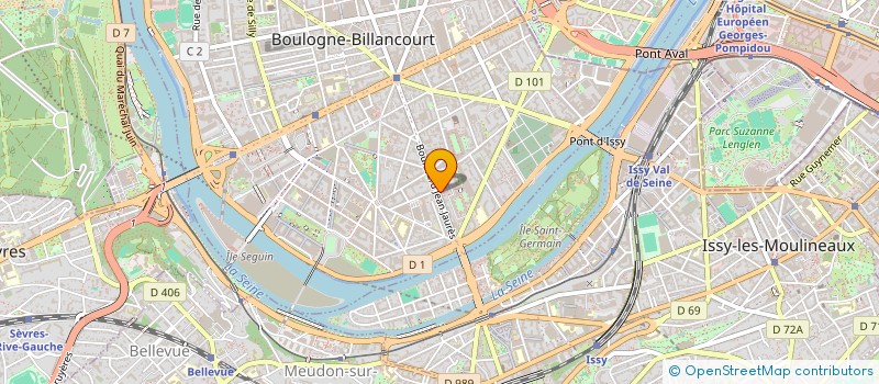 localisation de l'entreprise MONSIEUR ARNOLD THOMAS WILLY ORY à BOULOGNE-BILLANCOURT