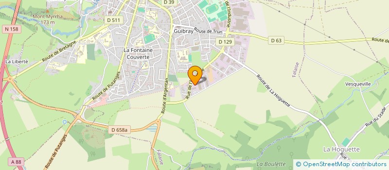 localisation de l'entreprise MONSIEUR ARNOUL MATEO  FALAISE