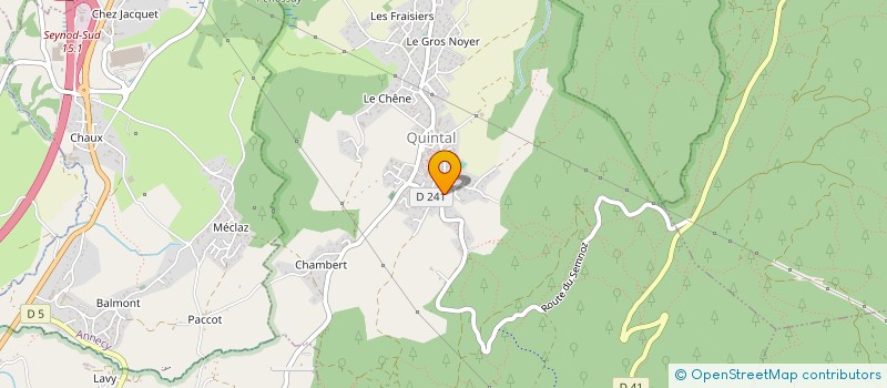 localisation de l'entreprise MONSIEUR ARNOULD CHASTEL  QUINTAL