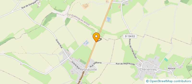 localisation de l'entreprise MONSIEUR ARNOULD D HAUTEFEUILLE  CAUMONT