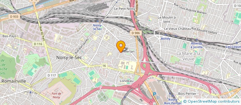 localisation de l'entreprise MONSIEUR ARNOV KUNDU  BONDY