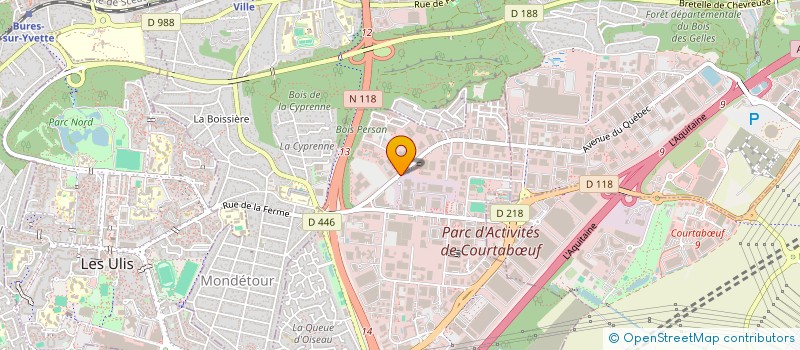 localisation de l'entreprise MONSIEUR ARO ENAW à LES ULIS