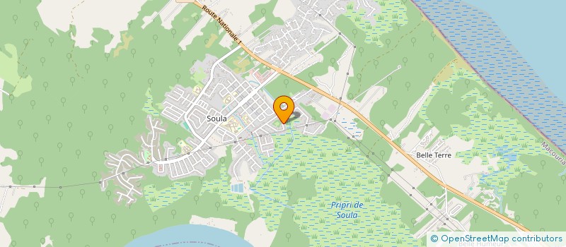 localisation de l'entreprise MONSIEUR ARODINHO DE SOUZA SACRAMENTO  CAYENNE