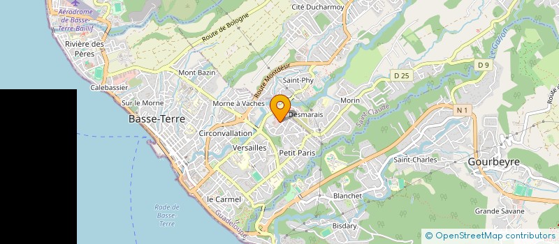 localisation de l'entreprise MONSIEUR AROL COIPEL à BASSE-TERRE