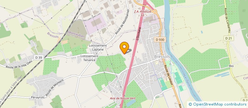 localisation de l'entreprise MONSIEUR ARON BELLOCQ  BRESSOLS