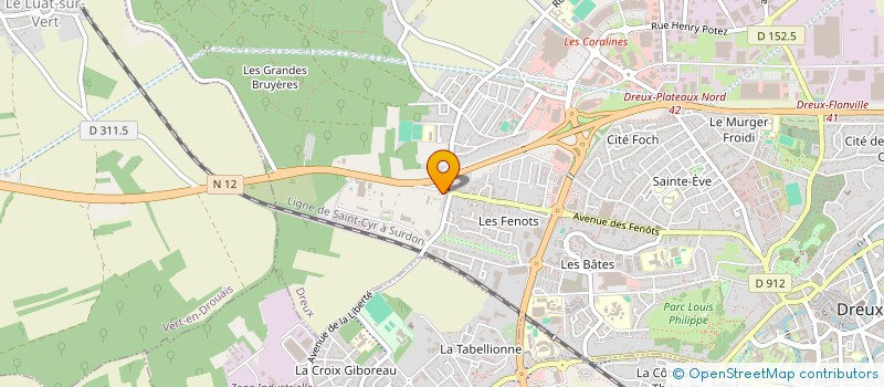localisation de l'entreprise MONSIEUR ARON CHATEL à DREUX