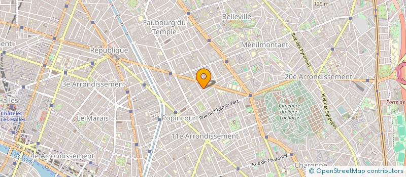 localisation de l'entreprise MONSIEUR ARON MEIER  PARIS