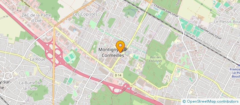 localisation de l'entreprise MONSIEUR ARON MICHA  MONTIGNY-LES-CORMEILLES