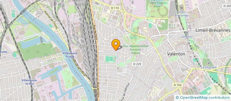 localisation de l'entreprise MONSIEUR AROULOLY LEROI  VILLENEUVE-SAINT-GEORGES