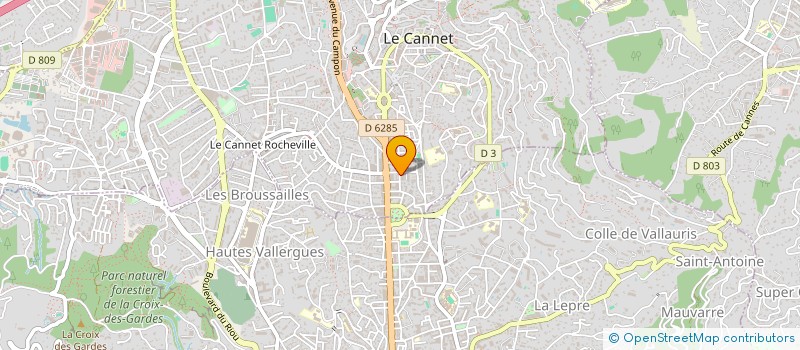 localisation de l'entreprise MONSIEUR AROUN BOUZNIF à LE CANNET