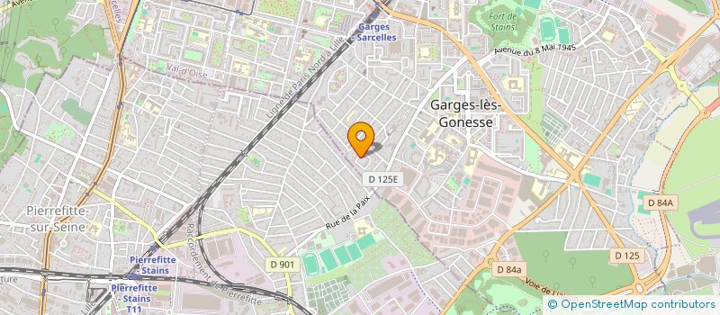 localisation de l'entreprise MONSIEUR AROUNA DOSSO à GARGES-LES-GONESSE