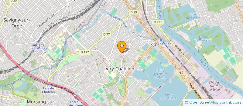 localisation de l'entreprise MONSIEUR AROUNA MARIEME KEBE à VIRY-CHATILLON