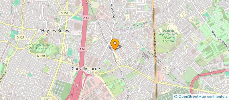 localisation de l'entreprise MONSIEUR AROUNA SANGARE  THIAIS