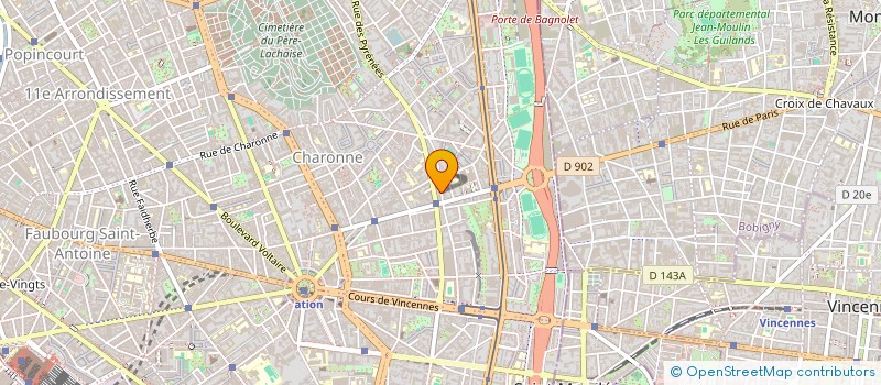 localisation de l'entreprise MONSIEUR AROUNA SANGARE  PARIS