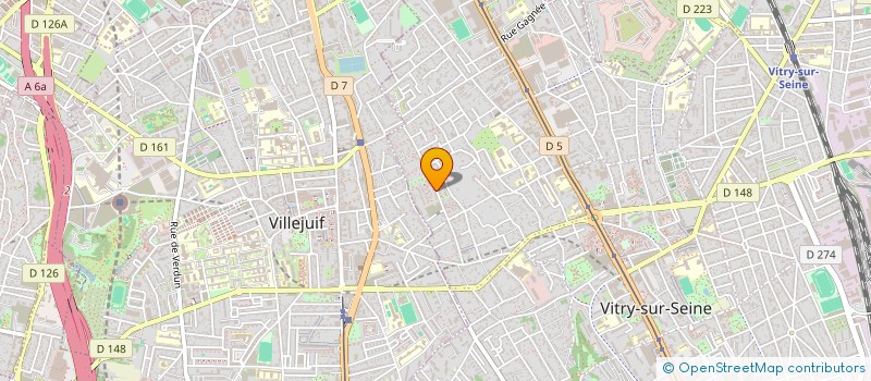 localisation de l'entreprise MONSIEUR AROUNA SANOGO  VITRY-SUR-SEINE