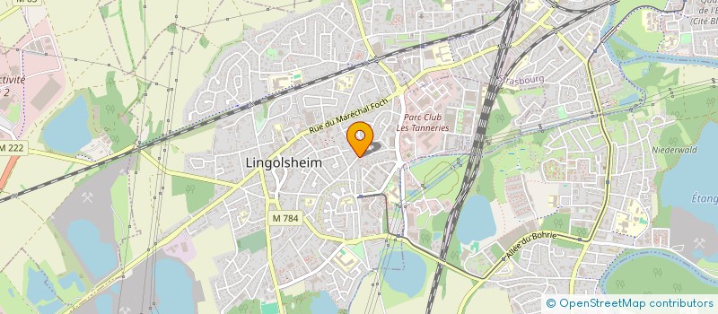 localisation de l'entreprise MONSIEUR AROUNA TANGARA  LINGOLSHEIM