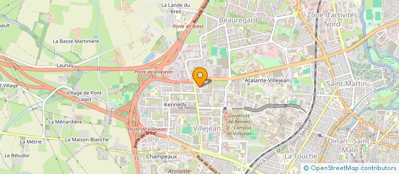 localisation de l'entreprise MONSIEUR AROUNA WAROU à RENNES