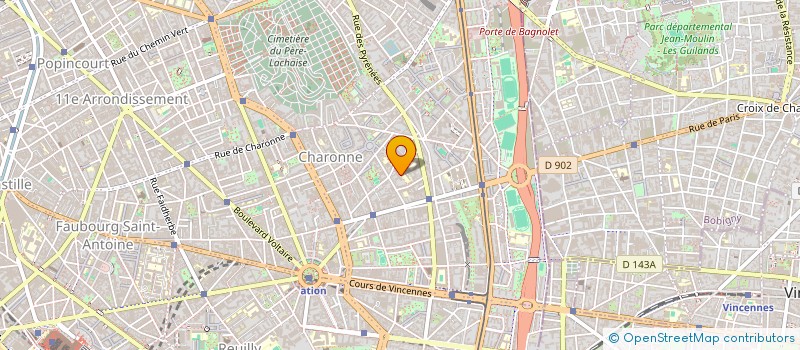 localisation de l'entreprise MONSIEUR AROUNE DIARRA  PARIS