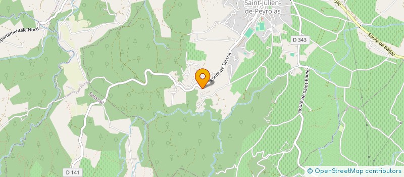 localisation de l'entreprise MONSIEUR ARPAD MOLNAR  SAINT-JULIEN-DE-PEYROLAS
