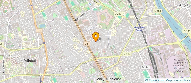 localisation de l'entreprise MONSIEUR ARRIGO COLETTI  VITRY-SUR-SEINE