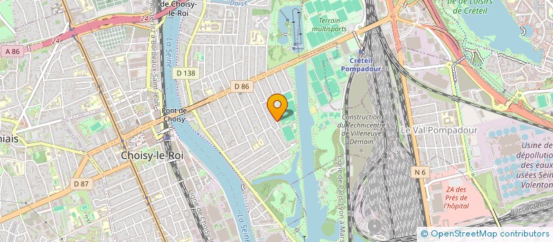 localisation de l'entreprise MONSIEUR ARRIS AGGOUN  CHOISY-LE-ROI