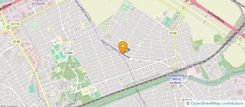 localisation de l'entreprise MONSIEUR ARRON KAMGA  MITRY-MORY