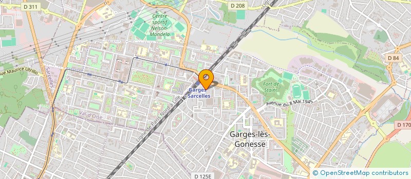 localisation de l'entreprise MONSIEUR ARSALAKHAN MOMAND  GARGES LES GONESSE