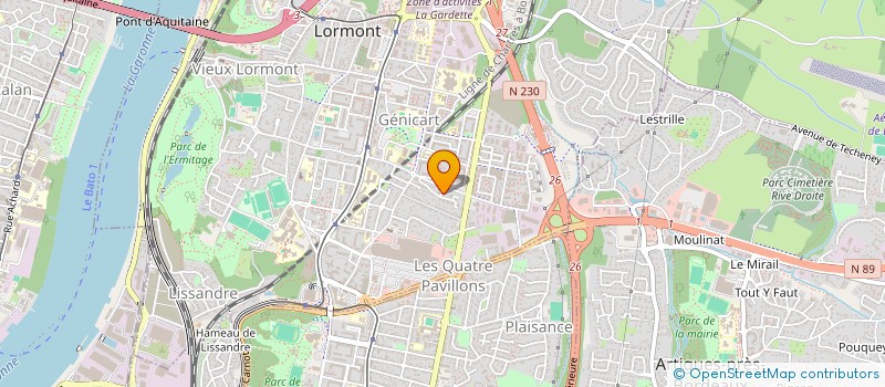 localisation de l'entreprise MONSIEUR ARSED RAMJA  LORMONT