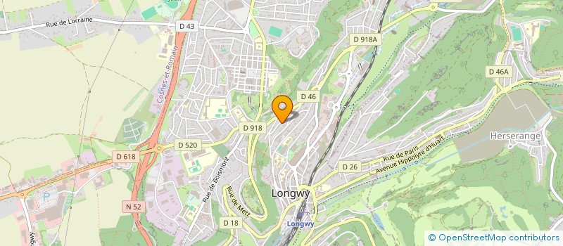 localisation de l'entreprise MONSIEUR ARSEN BALABEKYAN à LONGWY