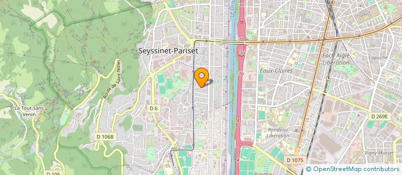 localisation de l'entreprise MONSIEUR ARSEN BENOIST  SEYSSINET-PARISET