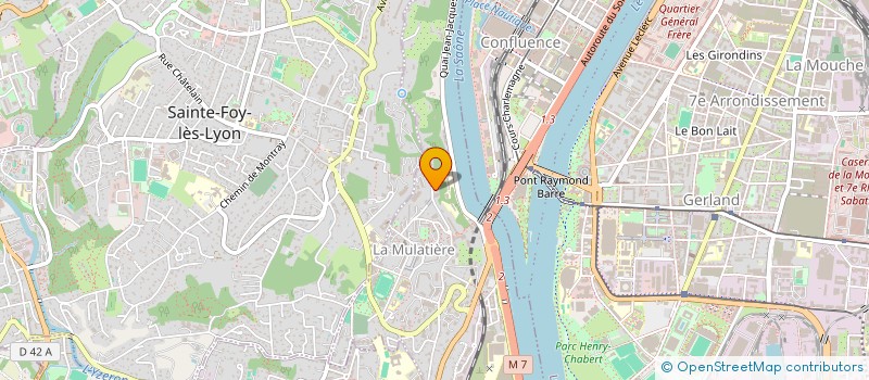 localisation de l'entreprise MONSIEUR ARSEN GRIGORIAN  LA MULATIERE