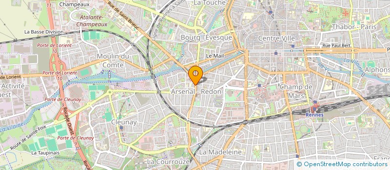 localisation de l'entreprise MONSIEUR ARSEN KENACI  RENNES