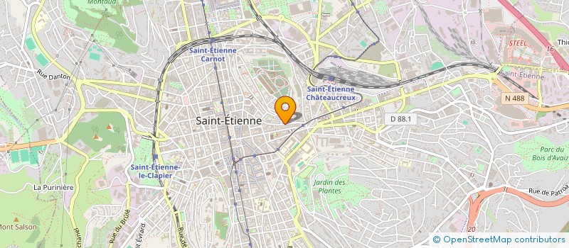 localisation de l'entreprise MONSIEUR ARSEN MELKONYAN à SAINT-ETIENNE