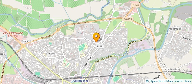 localisation de l'entreprise MONSIEUR ARSEN MOURADOV  CARCASSONNE