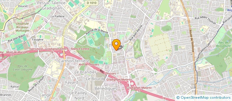 localisation de l'entreprise MONSIEUR ARSEN PETROSYAN  TALENCE