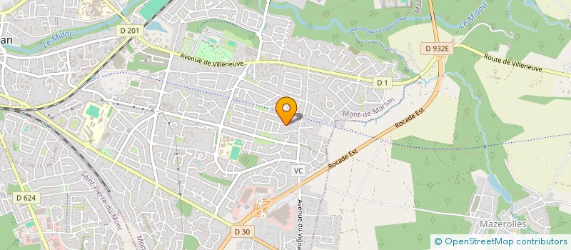 localisation de l'entreprise MONSIEUR ARSENE ABDICHE à MONT-DE-MARSAN