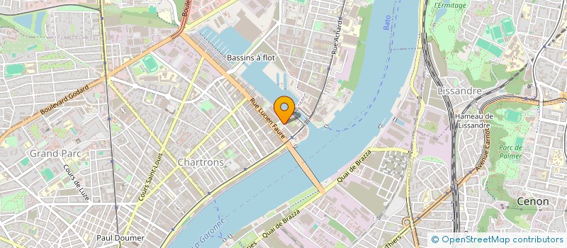 localisation de l'entreprise MONSIEUR ARSENE AVEZOU  BORDEAUX