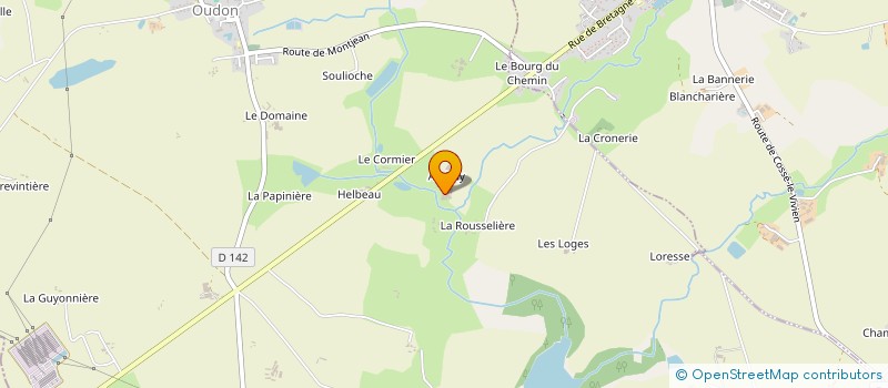 localisation de l'entreprise MONSIEUR ARSENE BATARD  BEAULIEU-SUR-OUDON