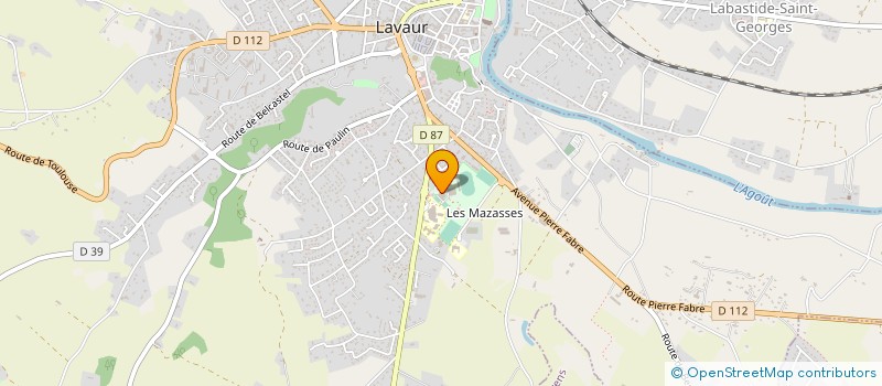 localisation de l'entreprise MONSIEUR ARSENE CANOINE  VIVIERS-LES-LAVAUR