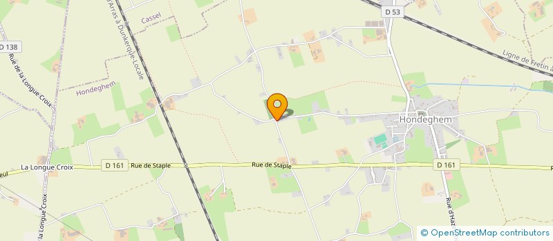 localisation de l'entreprise MONSIEUR ARSENE CATRYCKE  BORRE