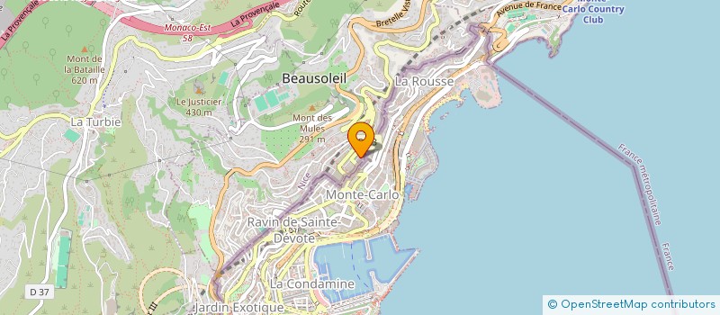 localisation de l'entreprise MONSIEUR ARSENE DAX  BEAUSOLEIL