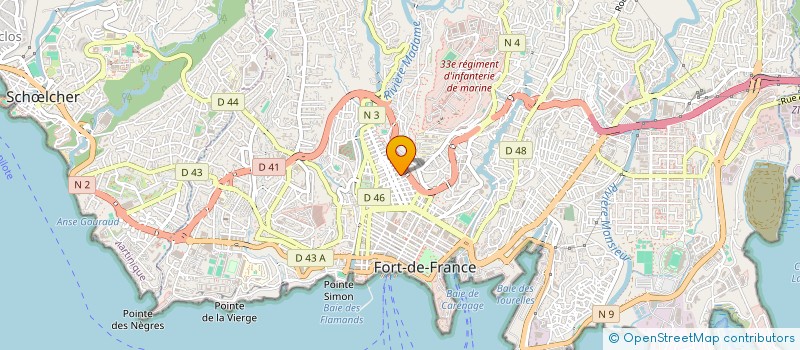 localisation de l'entreprise MONSIEUR ARSENE DECIME à FORT-DE-FRANCE